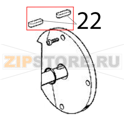 Chiavetta Scotsman MAR 301 SPLIT Chiavetta Scotsman MAR 301 SPLITЗапчасть на деталировке под номером: 22