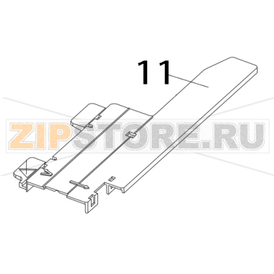 Sensor case cap Toshiba TEC B-852-TS12-QP Sensor case cap Toshiba TEC B-852-TS12-QPЗапчасть на деталировке под номером: 11