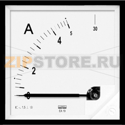 Ампертметр стрелочный 25/50 А, 96x96 мм Lumel EA19 25/50A 