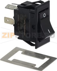 ЧЕРНЫЙ ВЫКЛЮЧАТЕЛЬ 20А 125-277В 