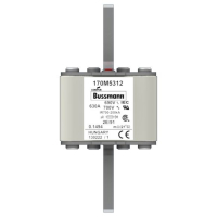 Предохранитель, 630 A, AC 690 В, 200 кА, size 2, 61x61x126 мм, aR, IEC Eaton FUSE 630A 690V 2E/