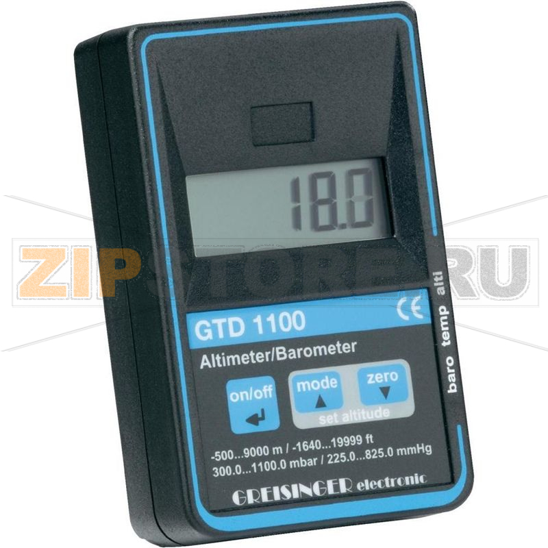 Манометр цифровой, от 0.3 до 1.1 бар Greisinger GTD 1100 