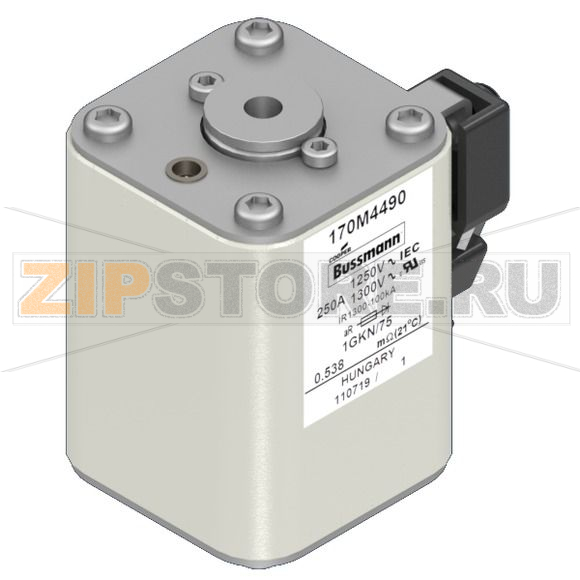 Предохранитель, 250 A, AC 1250 В, 100 кА, size 1, 51x69x74 мм, aR, IEC UL Eaton FUSE 250A 1250 