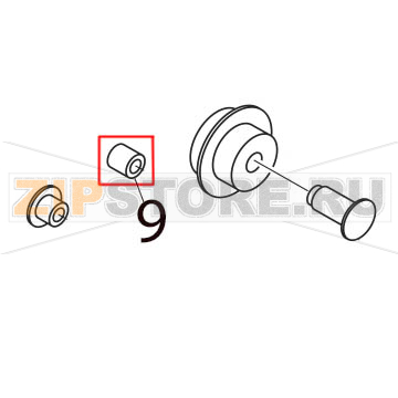 Bracket S4-58 Toshiba TEC SP40II Bracket S4-58 Toshiba TEC SP40IIЗапчасть на деталировке под номером: 9