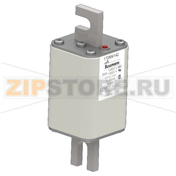 Предохранитель, 350 A, AC 1250 В, 100 кА, size 1, 53x66x138 мм, aR, DIN, IEC Eaton FUSE 350A 12 