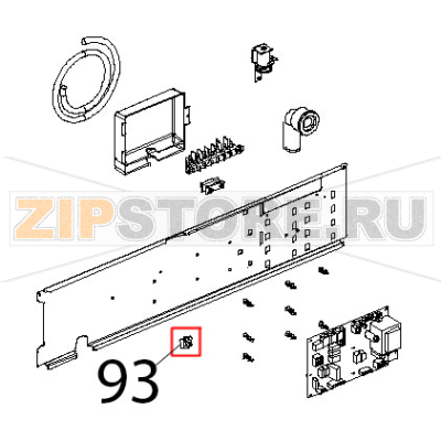 Morsett. a pettine Unox XBC 604P Morsett. a pettine Unox XBC 604PЗапчасть на деталировке под номером: 93