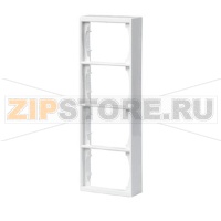 Рамка четырехместная, монтаж: наружный, белая ABB 2TKA000413G1
