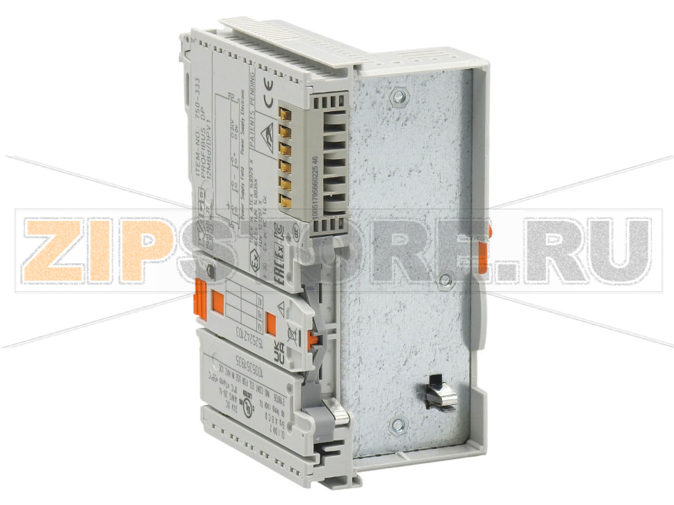 Каплер полевой шины PROFIBUS DP; 2-е поколение; 12 МБд; светло-серые Wago 750-333 