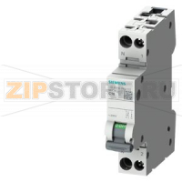 Автоматический выключатель 230V 6KA, 1+N-POLE/1MW, N LEFT C10 Siemens 5SL6010-7KL