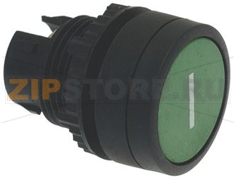 PULSANTE RASATO OPACO VERDE SIMBOLO I 