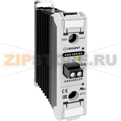 Реле твердотельное 30 А, 660 В/AC, 1 шт Crouzet GNR30BCZH 