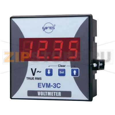 Вольтметр 10-600 В/AC, 3 фазы, 45-65 Гц Entes EVM-3-96 