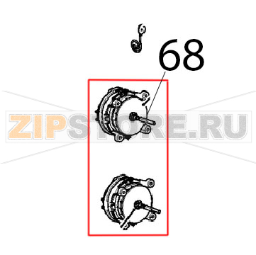 Motore forno 330 W, 230 V, 50/60 Hz Unox XBC 615EG Motore forno 330 W, 230 V, 50/60 Hz Unox XBC 615EGЗапчасть на деталировке под номером: 68