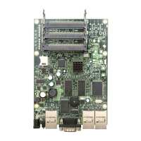 Материнская плата 3x10/100 Мбит/с, 25 Вт MikroTik RB493AH