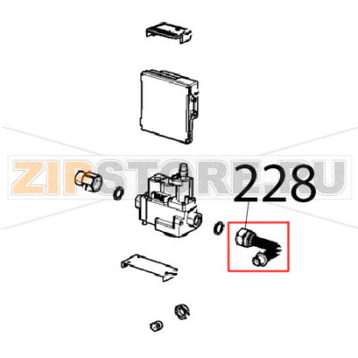 Raccordo fless. le gas 3/8 EST-M13 Unox XBC 615EG Raccordo fless. le gas 3/8 EST-M13 Unox XBC 615EGЗапчасть на деталировке под номером: 228