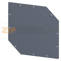 SIVACON, Roof, for corner cabinet IP40, T: 400 mm, zinc-plated Siemens 8MF1004-2UE10-0A
