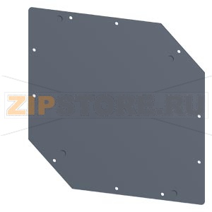 SIVACON, Roof, for corner cabinet IP40, T: 400 mm, zinc-plated Siemens 8MF1004-2UE10-0A 