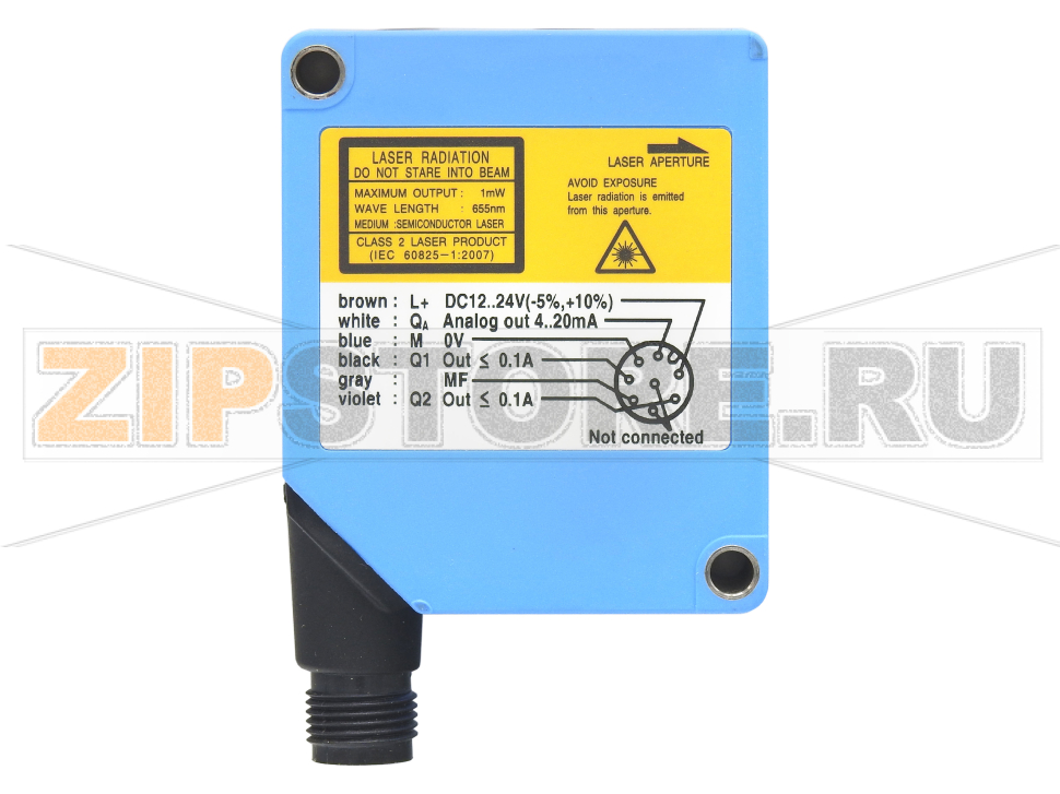 Датчик расстояния лазерный Sick OD2-P30W04I0 Датчик расстояния лазерный Sick OD2-P30W04I0Напряжение: 12-24 В, резьба разъема: M12, степень защиты: IP67, тип выходного сигнала: 2xPNP