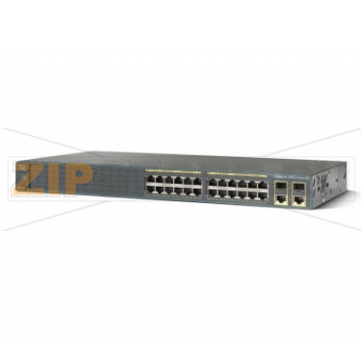 Коммутатор 24xFE, 2xGE/SFP, LAN Base Cisco WS-C2960+24TC-L 