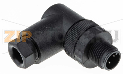 Разъем круглый M12, IP67, 4 контакта Hirschmann ELWIST 4012 K PG7 