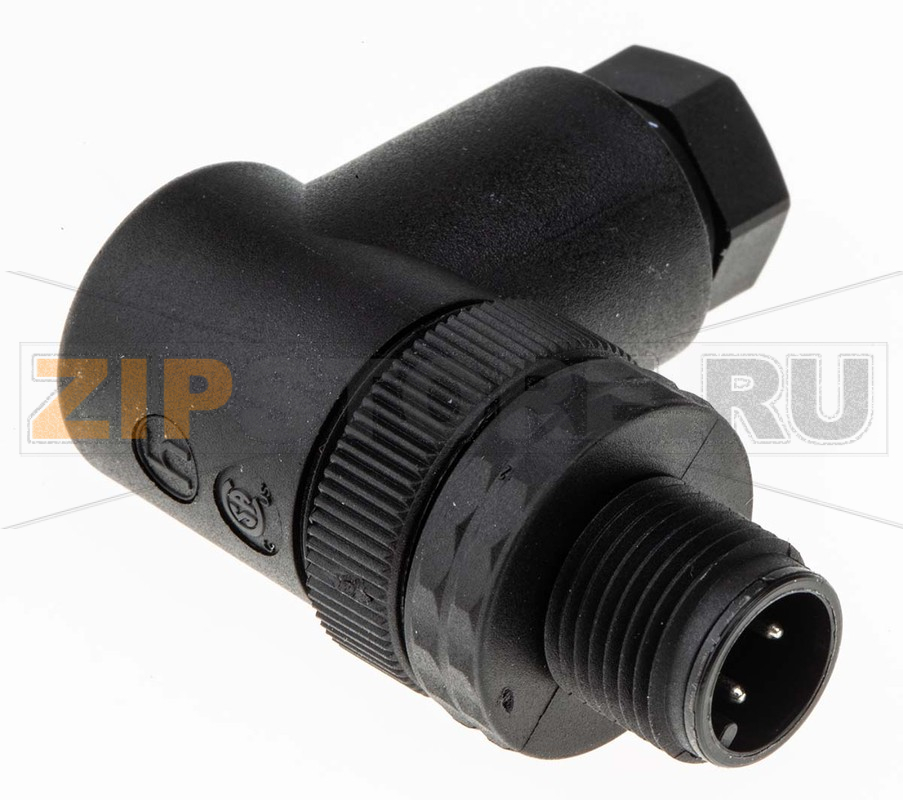 Разъем круглый M12, IP67, 4 контакта Hirschmann ELWIST 4012 K PG7 