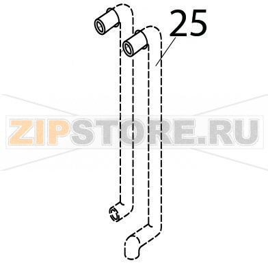 Pump delivery pipe Brema CB 249 Pump delivery pipe Brema CB 249Запчасть на деталировке под номером: 25Название запчасти Brema на английском языке: Pump delivery pipe CB 249.