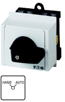 Переключатель, контакты: 4, 20 A, панель: HAND-AUTO, 90°, с фиксацией Eaton T0-2-15452/IVS