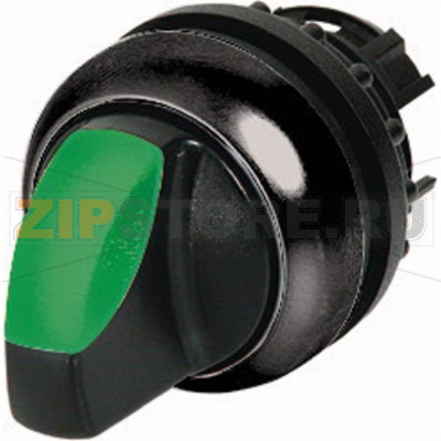 Головка переключателя, пластик, черная: 1 шт Eaton M22S-WRLK3-G 
