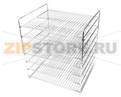 SCAFFALE A GRIGLIE, MULTIUSO, 7 RIPIANI, 