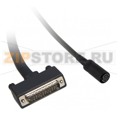 Кабель соединительный 2.5 м, угловой Schneider Electric XBTZ9680 