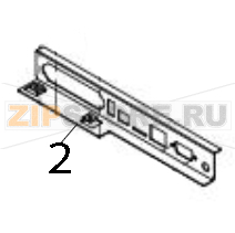 Interface bracket, for non parallel port TSC TX610 Interface bracket, for non parallel port TSC TX610Запчасть на деталировке под номером: 2