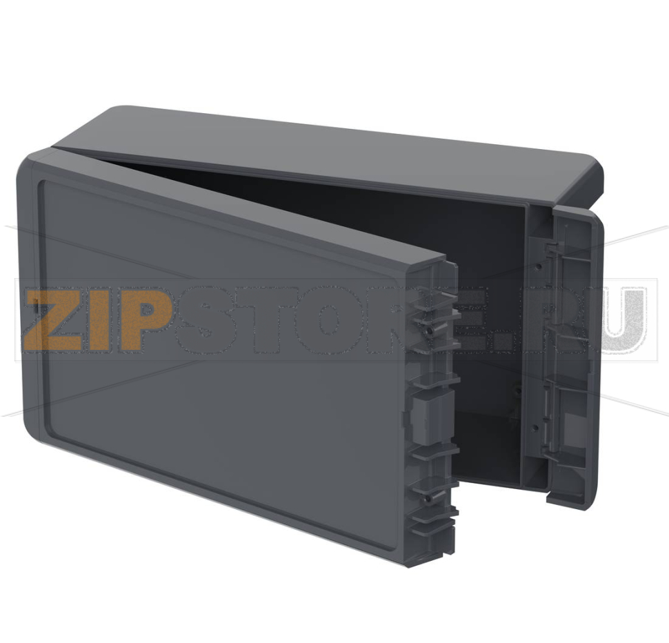 Корпус, 231x125x90 мм, поликарбонат UL 94 V0, одноцветный Bopla B 221309 PC-V0 7024 