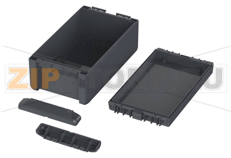Корпус, 231x125x90 мм, поликарбонат UL 94 V0, одноцветный Bopla B 221309 PC-V0 7024 