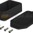 Корпус со стенными петлями, 71.2x43.2x26 мм, IP40 (IP65) Bopla BL 704025 WL2-9005 - Корпус со стенными петлями, 71.2x43.2x26 мм, IP40 (IP65) Bopla BL 704025 WL2-9005