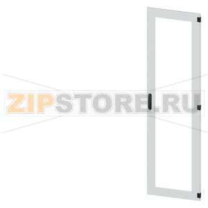 SIVACON, door, right, inspection window, IP55, H: 2200 mm, W: 600 mm, RAL 7035, Protection class 1 Siemens 8MF1260-2UT14-0BE2 