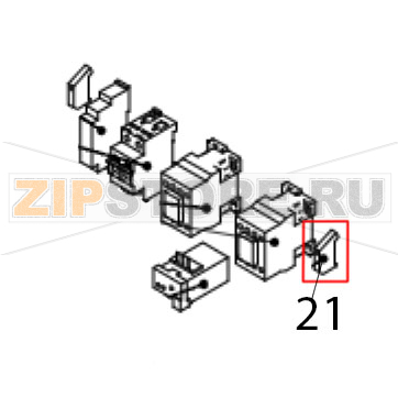 Клемма-упор KD 3 Abat ЛГ-1200Ч-01 Клемма-упор KD 3 Abat ЛГ-1200Ч-01Запчасть на деталировке под номером: 21