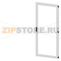 SIVACON, door, right, inspection window, IP55, H: 2200 mm, W: 900 mm, RAL 7035, Protection class 1 Siemens 8MF1290-2UT14-0BE2