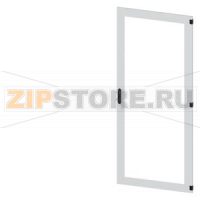 SIVACON, door, right, inspection window, IP55, H: 2200 mm, W: 900 mm, RAL 7035, Protection class 1 Siemens 8MF1290-2UT14-0BE2