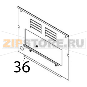 Backboard Airhot CT-300 Backboard Airhot CT-300Запчасть на деталировке под номером: 36