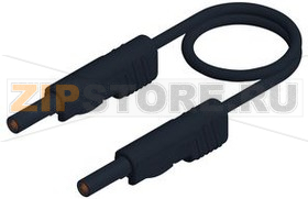 Провод тестовый 2 м, черный Hirschmann MLB 200/1 V BLACK 