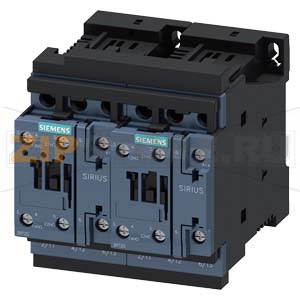 РЕВЕРСИВНАЯ СБОРКА С КОММ., AC3, 15КВТ/400V, DC 24V, 3-ПОЛ., ТИПОРАЗМЕР S0, ВИНТОВЫЕ КЛЕММЫ, ЭЛ. И МЕХ. ВЗАИМНАЯ БЛОКИРОВКА ВСТРОЕННЫЕ БЛОК-КОНТАКТЫ 2 X 1НО Siemens 3RA2327-8XE30-1BB4 
