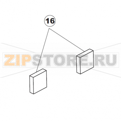 Sticky Door Side Thickness Apach AC800   Sticky Door Side Thickness Apach AC800Запчасть на сборочном чертеже под номером: 16Название запчасти Apach на итальянском языке: Sticky Door Side Thickness Apach AC800