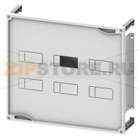 ALPHA 400/630 DIN Circuit breaker kit 3x 3VA10-11/100A/160A 3+4-pole H=450 mm W=500 mm, horizontal Installation for RCD module infeed side Siemens 8GK4731-3KK22