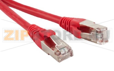Hyperline PC-LPM-STP-RJ45-RJ45-C5e-0.5M-LSZH-RD Патч-корд F/UTP, экранированный, Cat.5e, LSZH, 0.5 м, красный 