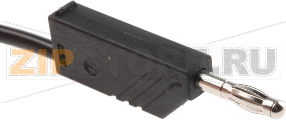 Провод испытательный 0.25 м, 16 A, 60 В/DC, черный Hirschmann 934058100 