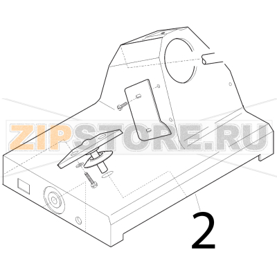 Basamento Sirman Topaz 250 Basamento Sirman Topaz 250Запчасть на деталировке под номером: 2