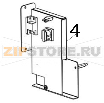 Модуль интерфейсный GPIO (DB15F) TSC MB240 Модуль интерфейсный GPIO (DB15F) для принтера TSC MB240Запчасть на деталировке под номером: 4
