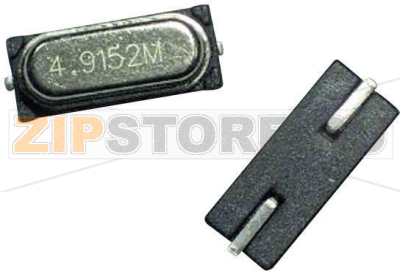 Кварц 27.000000 МГц, SMD, 49USMX, 11.35x4.7x4.2 мм EuroQuartz 27.000MHZ 49USMX 30/50/40/18PF 