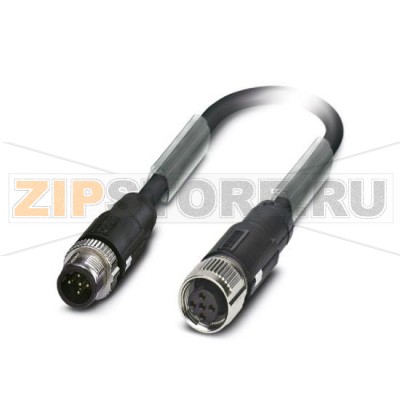 Кабель для датчика / исполнительного элемента Phoenix Contact SAC-5P-MSB/0,13-PUR/FSB SCO SH 5-полюсн., PUR без галогенов, темно-серый RAL 7021, экранирован., Штекеры прямое M12-SPEEDCON, B-кодирование, к Гнездо прямое M12-SPEEDCON, B-кодирование, Длина кабеля: 0,13 м.Минимальный заказ: 1 шт.Упаковка: 1 шт.