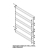 Right/Left stainless steel lateral Unox XVC 704